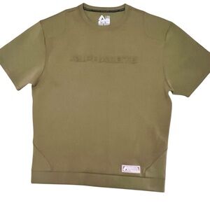 Alphalete Elements LDB More 2XL Short Sleeve Crewneck Green Sweatshirt XXL